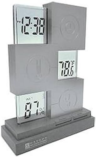 Oregon Scientific Three-Tier Clock with Temperature and Humidity