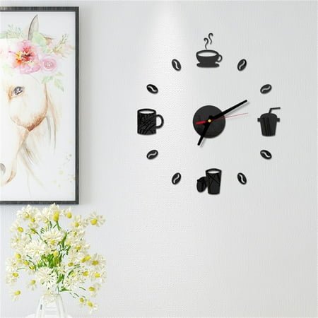 Oxodoi 15.74 Quartz Modern 3D Effect Indoor Wall Clock, Easy Installation Wall sticker