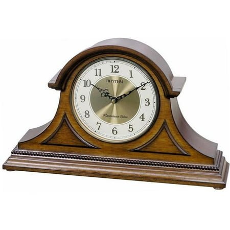 Rhythm CRH216UR06 Wsm Remington ll Wooden Musical Clock