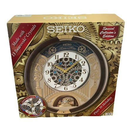 Seiko Special Collection Edition Melodies in Motion Clock with Swarovski Crystals