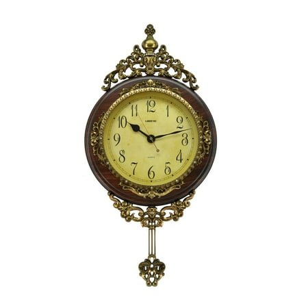 Three Star Import & Export ZP853 29 x 15 in. Wall Clock with Pendulum