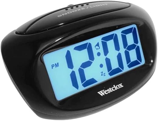 Westclox LCD Alarm Clock