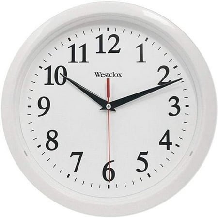 Westclox (White 461761 Basic Wall Clock, 10