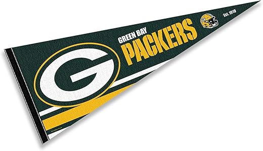 WinCraft Green Bay Packers Pennant Banner Flag