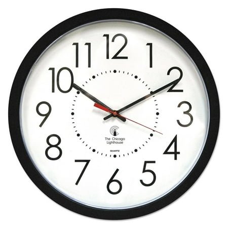 14.5 Blk Electric Clock, 12.5 Dial, 5' Cord UL rated movement