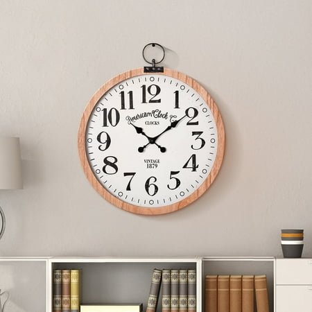 American Clock Co. Vintage Pocket Watch Wall Clock - 27.5