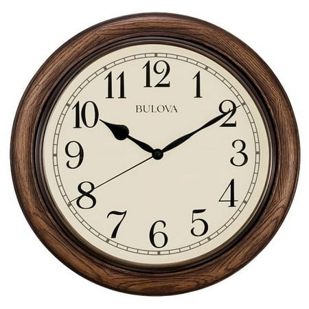 Bulova 16 diam. Oakbrook Wall Clock