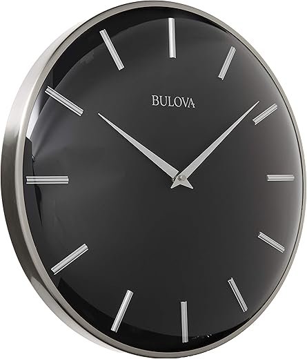 Bulova C4849 Metro Wall Clock