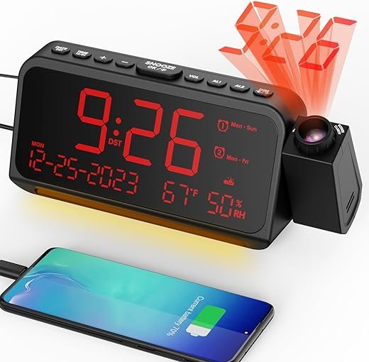 Top 5 Best Must-Have Clocks with Projection for Every Home