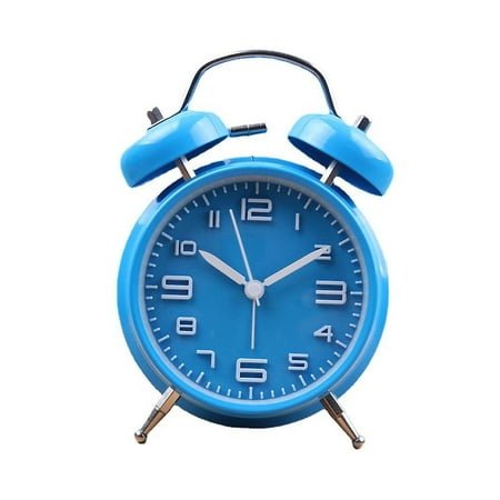 Classical Retro Twin Bell Alarm Clock, Double Bell Alarm Clock with Backlight,Desk Clock Table Clock