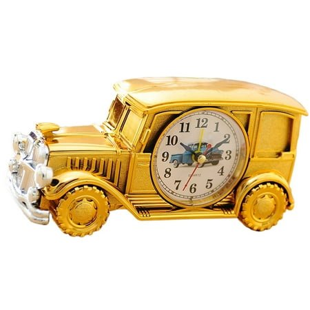 Classic Car Alarm Clock Clocks Bedside for Kids Travel Student