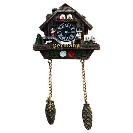 Clearance Syinda Cuckoo Wall Clock Long Tone Alarm Clock Retro Clock Fridge Magnet