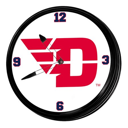 Dayton Flyers: Retro Lighted Wall Clock