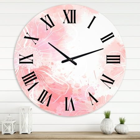 Designart 1 in Modern,Contemporary Wall Clock