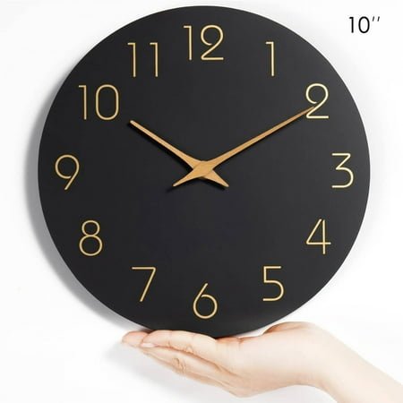 DESIGNICE Wall Clock,Modern and Minimalist Design Kitchen Clock,Versatile Size Options Wall Clocks Battery Operated,Style3