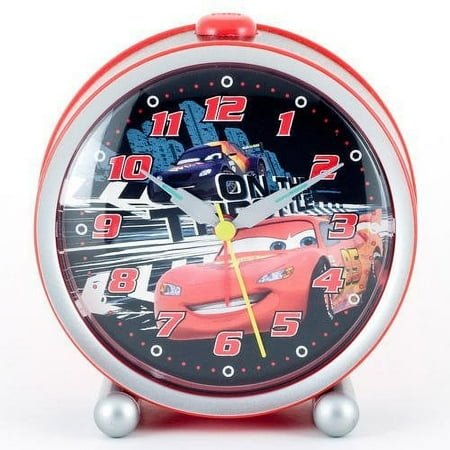 Disney Pixar Cars 2 Retro Round Alarm Clock