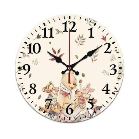 Disney Winnie The Pooh wall clocks battery operated decorative 25cm/9.84in