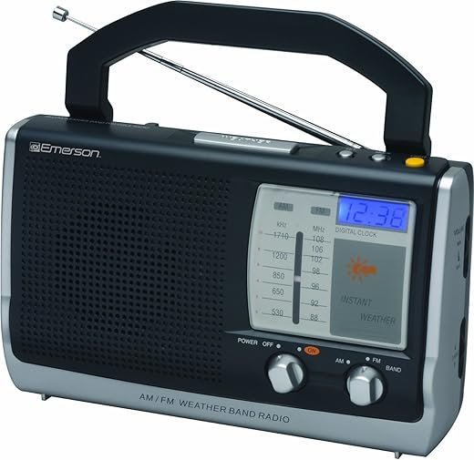 Emerson Portable Weather Clock Radio (RP6251)