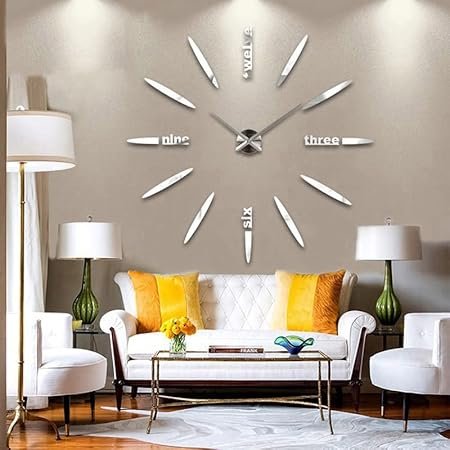 FASHION in THE CITY Wall Clocks Silent Non-Ticking Movement Wall Decoration Home/Office/Hotel/Bar/Restaurant/Classroom Clocks