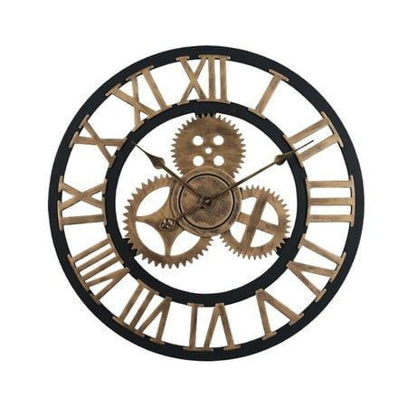 Gerich 1 Pcs Garden Wall Clock Large Outdoor Decoration Open Face Wall Hanging Home Decor Home Decor