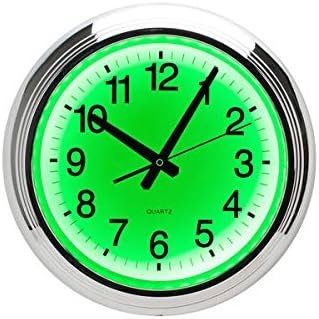 Green LED Wall Clock