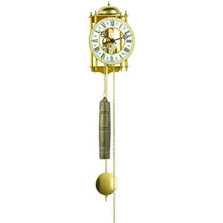 Hermle Antique Style Mechanical Skeleton Wall Clock with Hour Strike 70332-000711