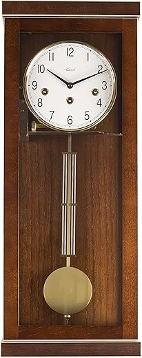 Hermle Wall Clock, Wood, 1, 57cm x 22,5cm x 13 cm