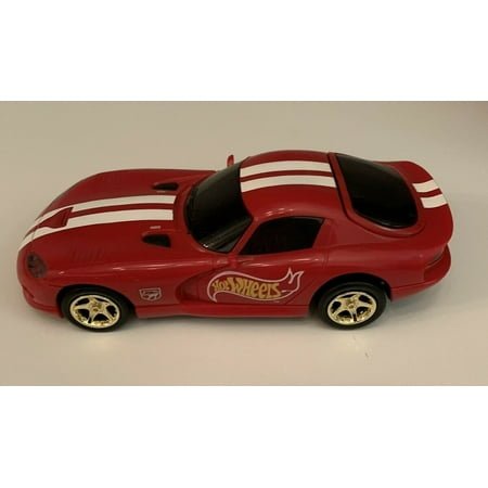 Hot Wheels 2002 Dodge Viper GTS Red Rev N Roll Room Alarm Car 1:18 Scale Toy