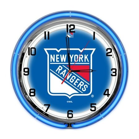 Imperial New York Rangers 18'' Neon Clock