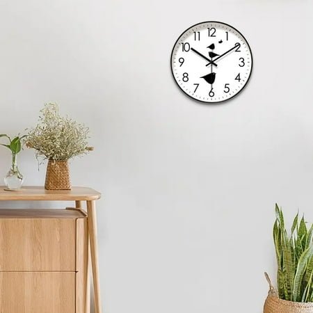 Modern 10 Inch Clocks for Living Room, Decorative Gold Wall Clocks, 3D Round Big Wall Clock, Pendulum Geometric Mute Metal Digital Home Clock