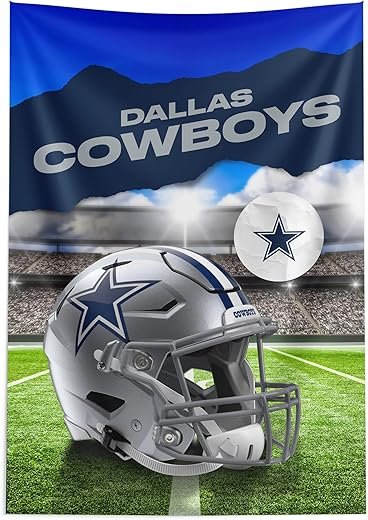 NORTHWEST NFL Dallas Cowboys NFL Midfield Wall Hanging, 40 x 57 Inches