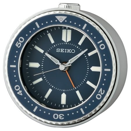 Seiko 3 Mai Blue, Alarm Clock, Quartz, Analog, QHE184LLH