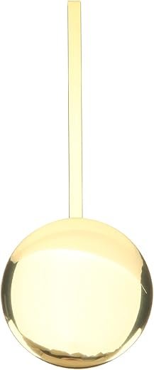 SEWACC Metal Pendulum, High Gloss Gold, Quartz Wall Clock Accessory, DIY Repair Part, Pendulum Clock Replacement, 0.31in x 5.89in x 2.36in, Metal, Golden, Battery Powered