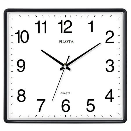 Square Simple Modern Large Wall Clock Living Room Mute Clock Home Personality Creative Fashion Art Pocket Watch Quartz Clock