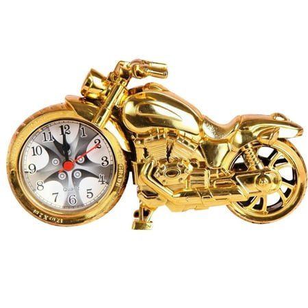 Summer Savings Clearance Items Home Deals! Zeceouar Clearance Items for Home Motorcycle Motorbike Pattern Alarm Clock Desk Clock Creative Birthday Gift Cool Clock