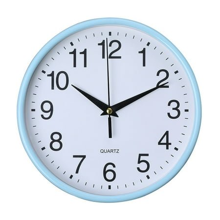 Twinkseal 7.78 Quartz Modern Indoor Schoolhouse Clock, Silent Mechanism