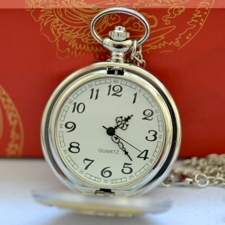 wall clock for bedroom small wall clocks battery operated To Pocket For Grandpa Dad Retro Necklace Watch Vintage Watch Chain Gift Clock