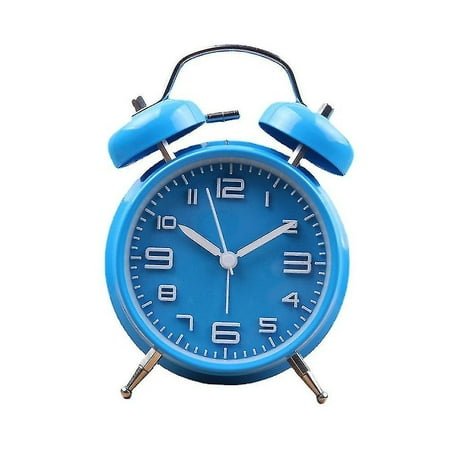 XUHOG Classical Retro Twin Bell Alarm Clock, Double Bell Alarm Clock With Backlight,desk Clock Table Clock