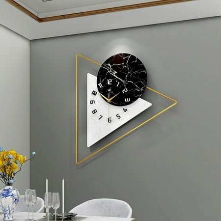 22.5 Modern Wall Clock Large Unique Hanging Art Crafts Living Room Decoration