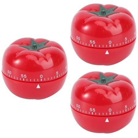 3 Count Timer Alarm Clock Shot Visual Desk Child Red