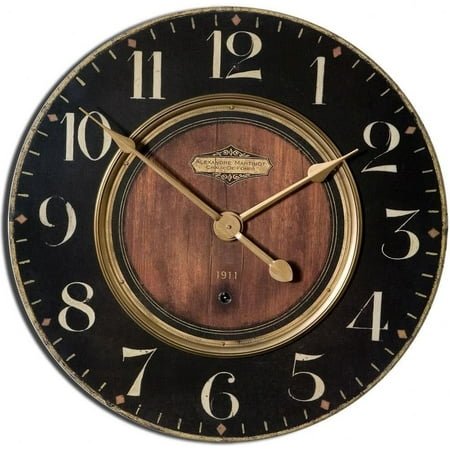 Alexandre Martinot - 22.5 inch Wall Clock - 22.5 inches wide by 2 inches deep