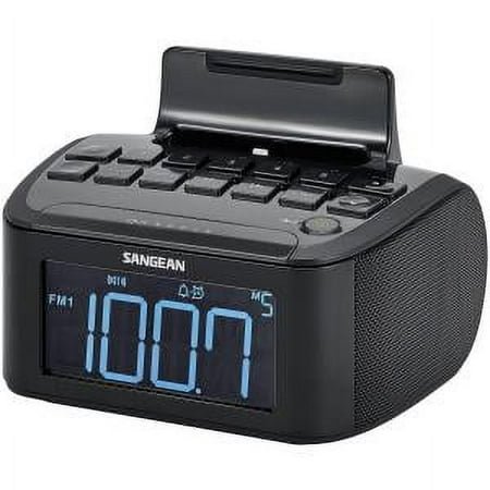 AM/FM/AUX CLOCK RADIO W/IPHONE DOCK