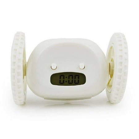 CCOCC Alarm Clock for Heavy Sleepers, Rolling Loud Alarm Clocks for Bedrooms, Jumping Table Clock with Annoying Sound