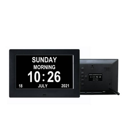 CCOCC Alarm Clock,Gentle Wake-Up Alarm Clock for Kids,Colorful Bedside Clock with Nature Sounds and Temperature Display