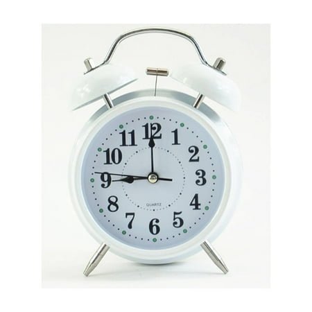 CCOCC Alarm Clock,Stylish Retro Double Bell Alarm Clock for Bedrooms,Classic Table Clock with Silent Quartz Movement