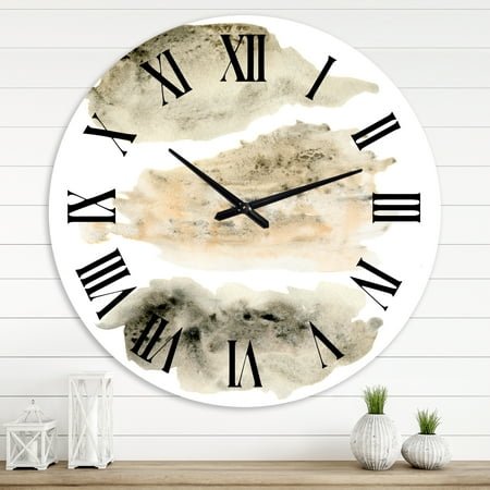 Designart 1 in Modern,Contemporary Wall Clock