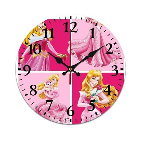 Disney Princess Aurora wall clocks battery operated decorative 25cm/9.84in