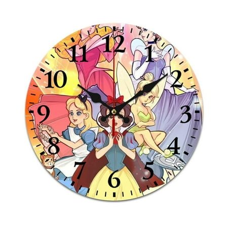 Disney Princess wall clocks battery operated decorative 30cm/11.8in