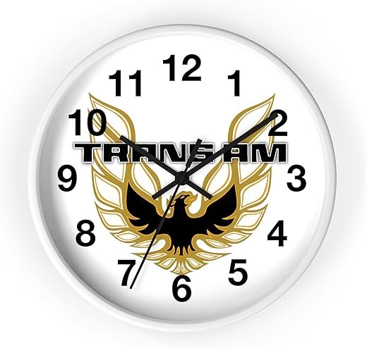 Firebird Trans Am Wall Clock Gift Decor Classic Muscle