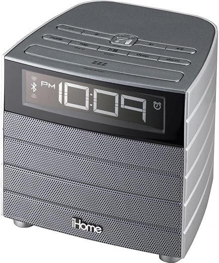 iHome iBN20GC Bluetooth wireless FM Clock Radio with USB Charging